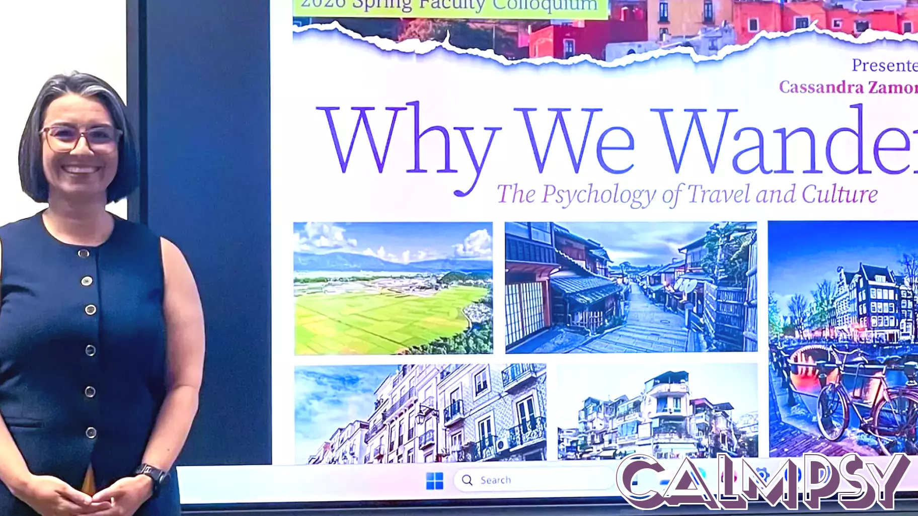BC professor connects travel experiences to psychology and learning in Spring Colloquium
