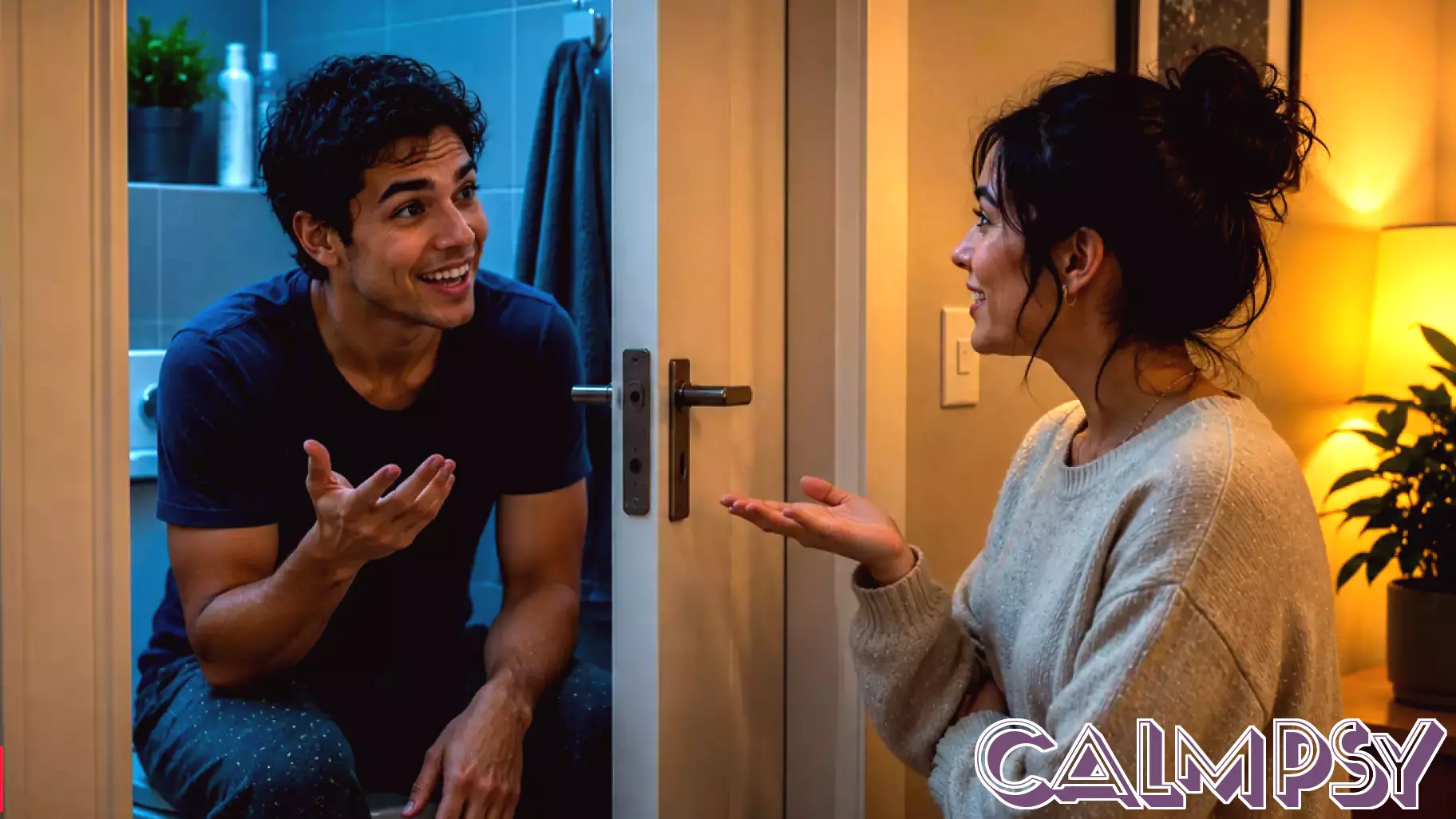 Psychology says people who talk to others from inside the washroom aren’t crossing personal boundaries, th
