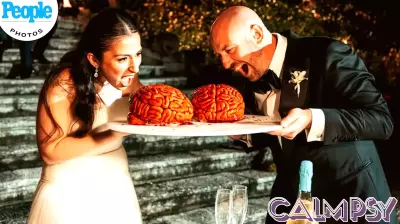 Unique Brain Cake Captivates Wedding Guests, Celebrating Bride's Love for Psychology